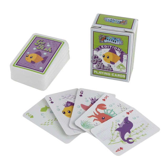 World's Smallest Classic Kids' Card Games (Old Maid, Go Fish, Crazy 8's)