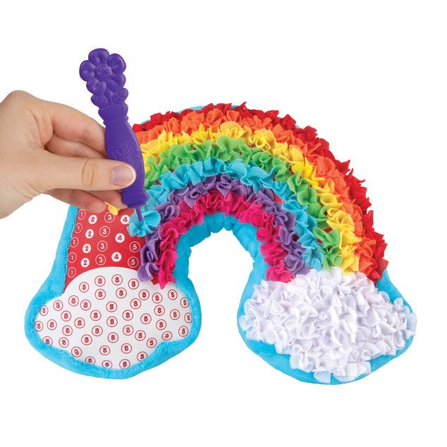 PlushCraft Rainbow Pillow