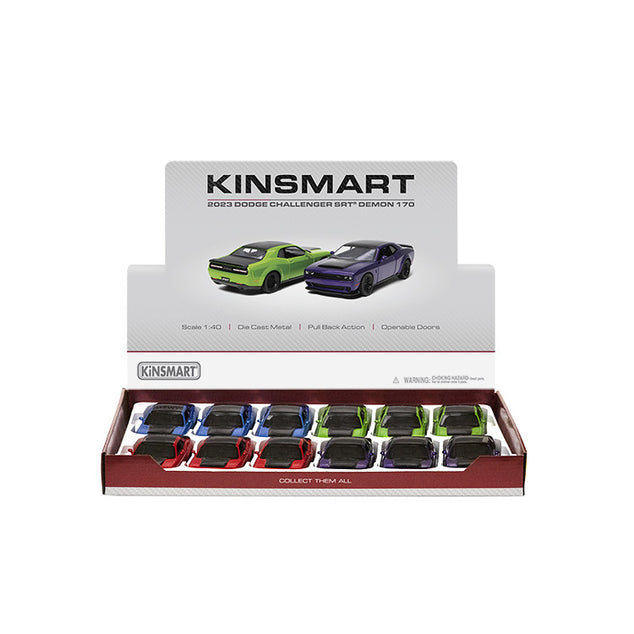 Diecast 5" 2023 Dodge Challenger SRT Demon 170 - Various Colours