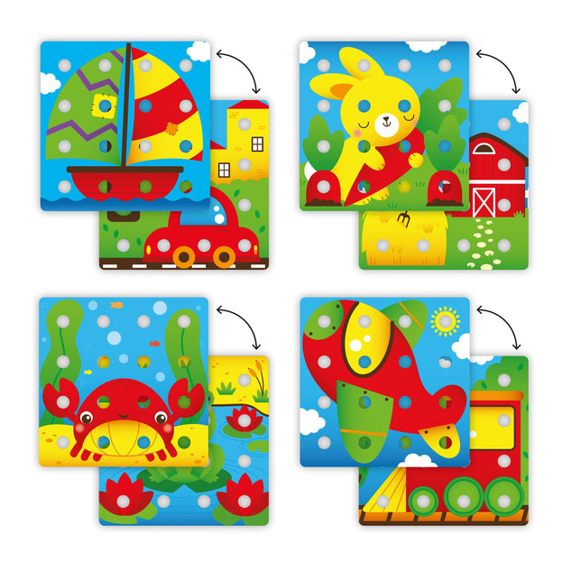 Quercetti Jumbo Pegs 20pc