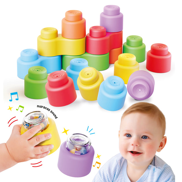 Quercetti Momy Soft Happy Sound - 18pcs
