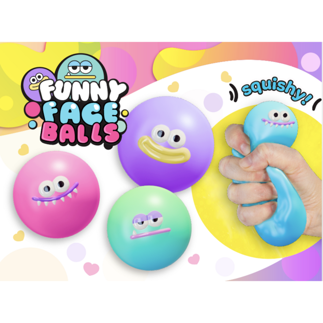 ORB Funny Faces Balls- Various Colours