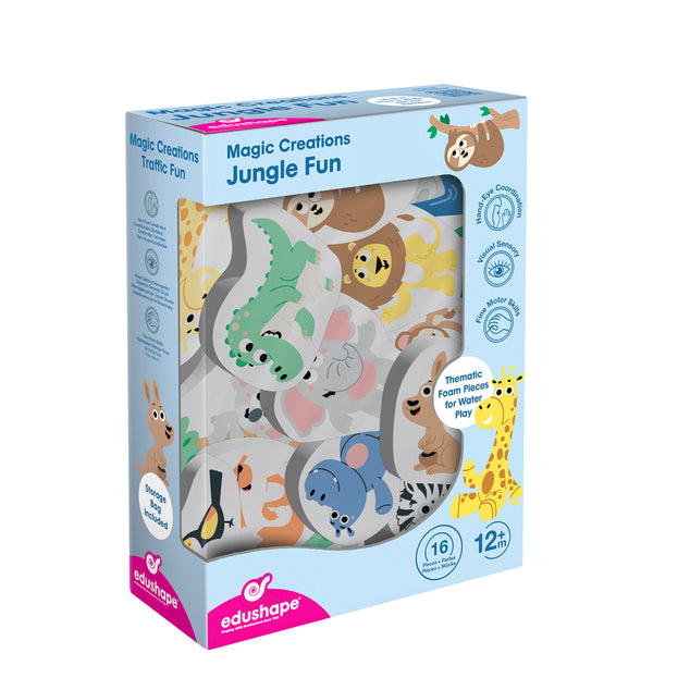 Edushape Magic Creations, Jungle Fun Bath Stickers