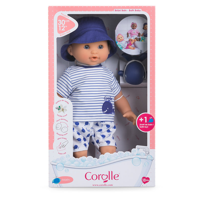 Corolle Bath Baby Doll - Marin 12"