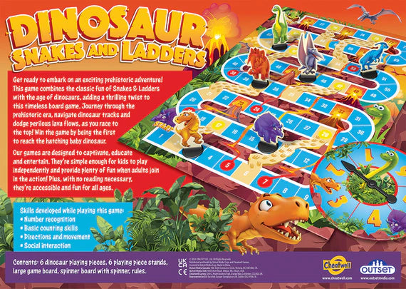 Dinosaur Snakes & Ladders