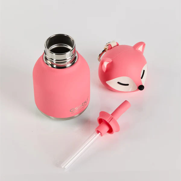 Asobu Mini Bestie Bottle Bag Charm - Pink Fox