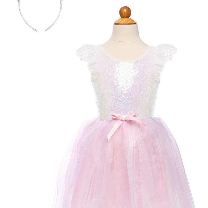 Great Pretenders Dreamy Unicorn and Headband Iridescent/Pink - Various Sizes