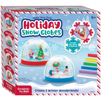 Creativity for Kids Make Your Own Holiday Snow Globes
