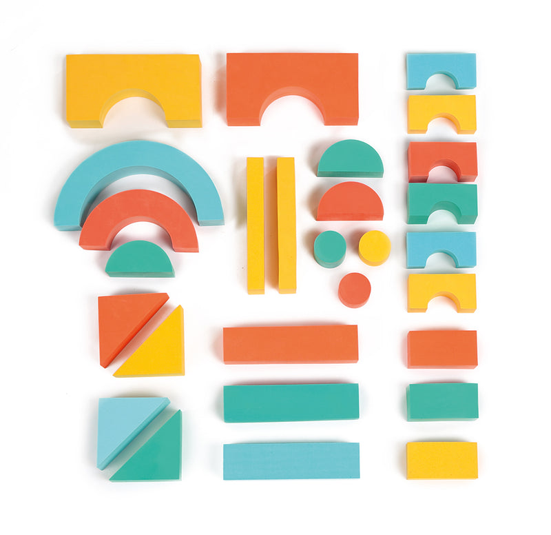 Ludi Foam Construction Blocks - 28 pc Set