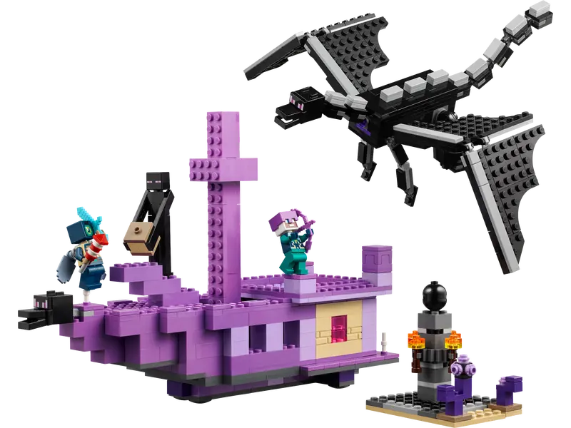 Lego Minecraft The Ender Dragon and End Ship 21264