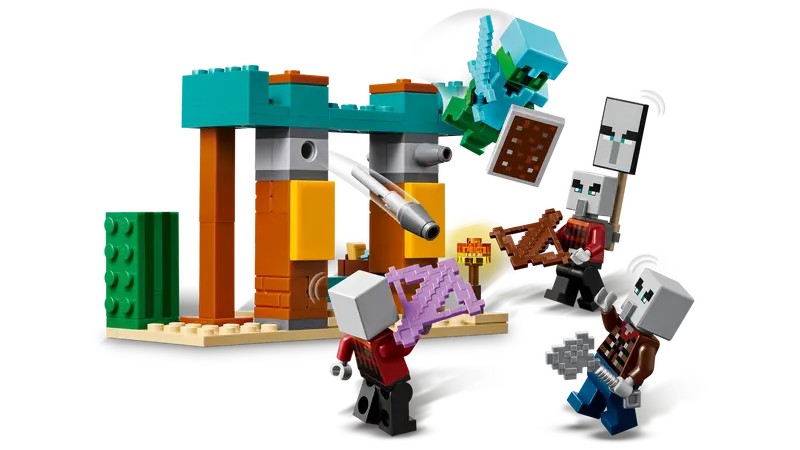 Lego Minecraft The Illager Desert Patrol 21267