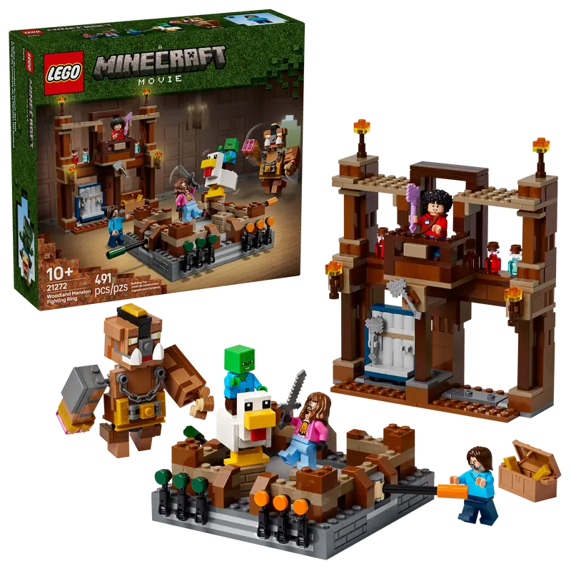 Lego Minecraft Woodland Mansion Fighting Ring 21272