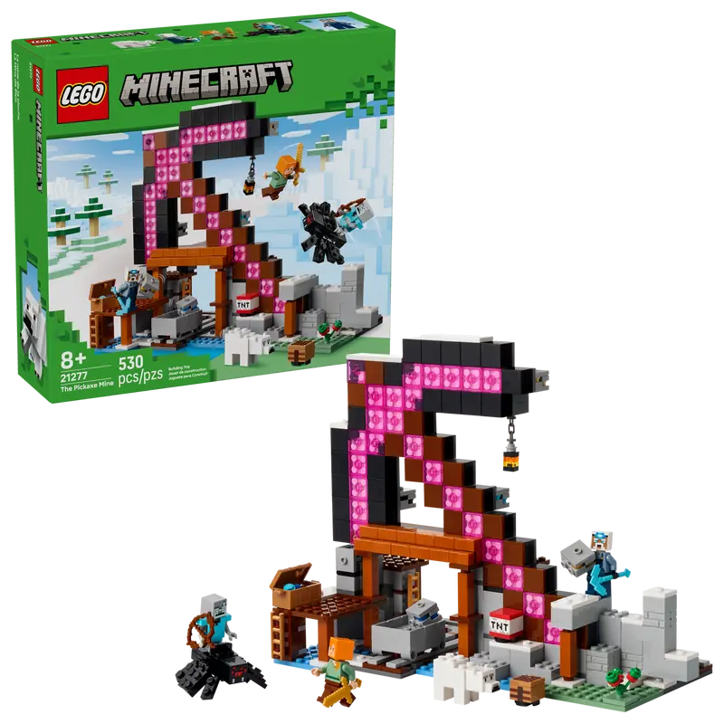 Lego Minecraft The Pickaxe Mine 21277