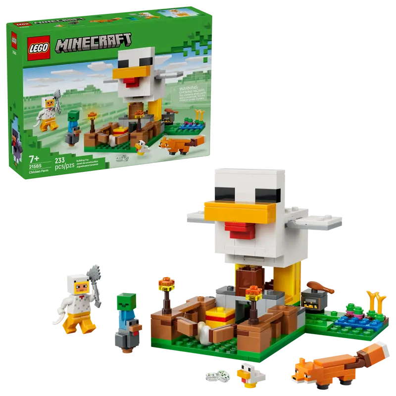Lego Minecraft Chicken Farm 21585