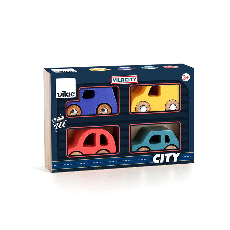Vilac City Cars Set of 4
