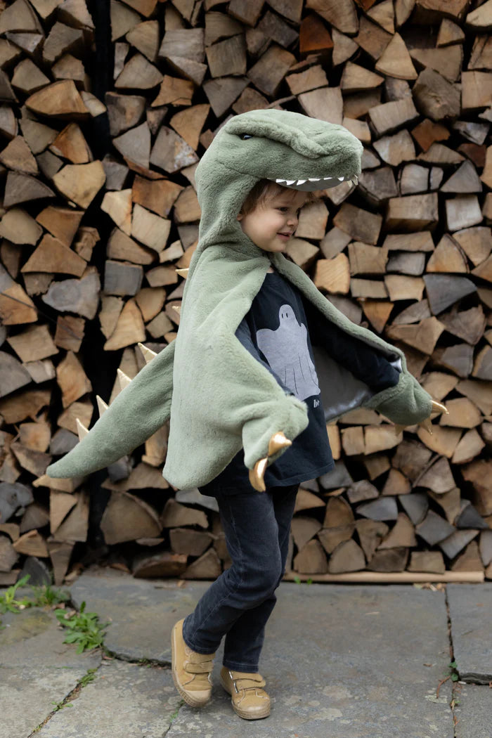 Great Pretenders T-Rex Cuddle Cape - Green - Various Sizes