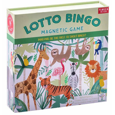 Lotto Bingo Magnetic Game - Jungle