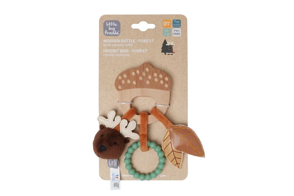 Wooden Rattle - Forest