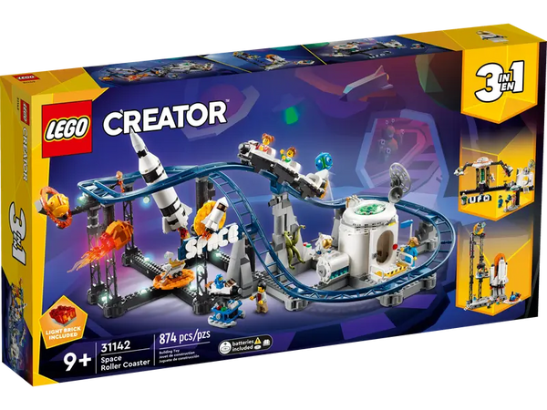 Lego Creator 3 in 1 Space Roller Coaster 31142 The Village Toy Shop