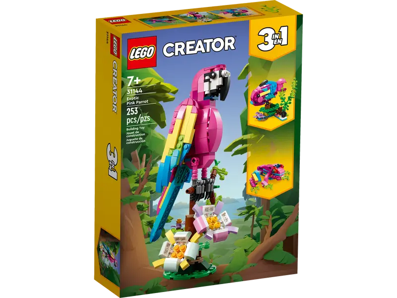 Lego Creator Exotic Pink Parrot 31144