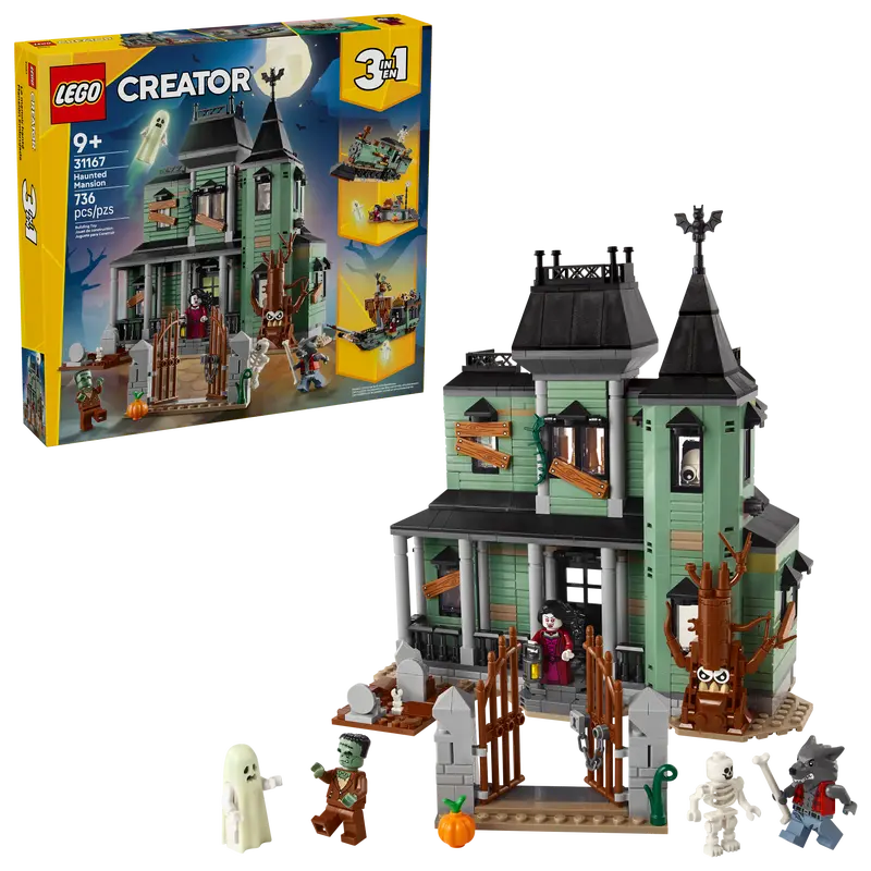 Lego Creator 3-in-1 Haunted Mansion 31167