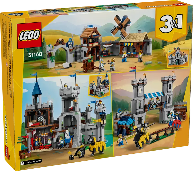 Lego Creator 3-in-1 Medieval Horse Knight Castle 31168