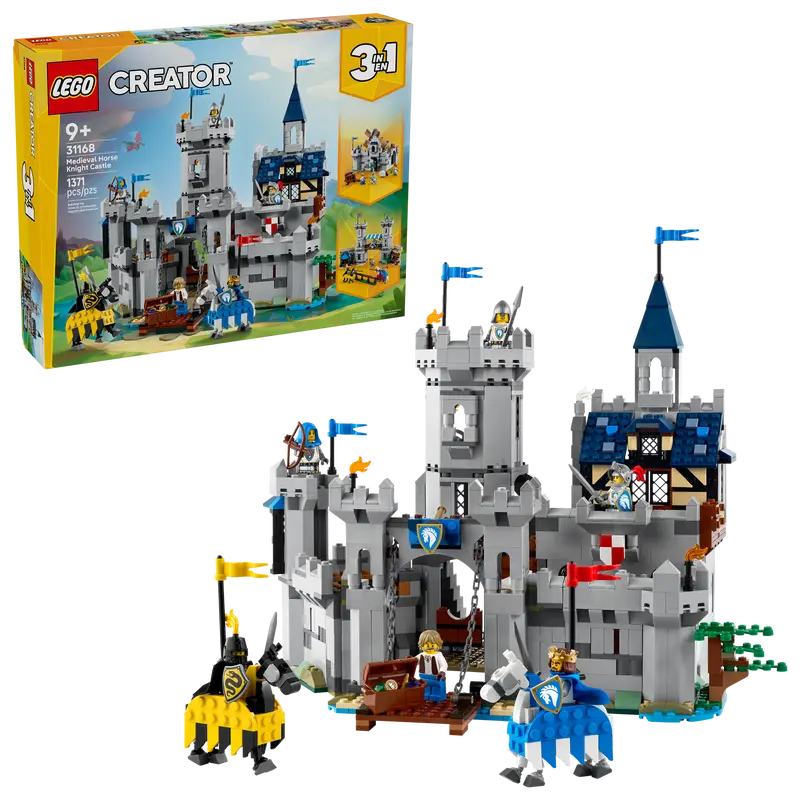 Lego Creator 3-in-1 Medieval Horse Knight Castle 31168