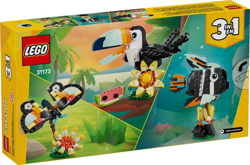 Lego Creator 3-in-1 Wild Animals: Tropical Toucan 31173