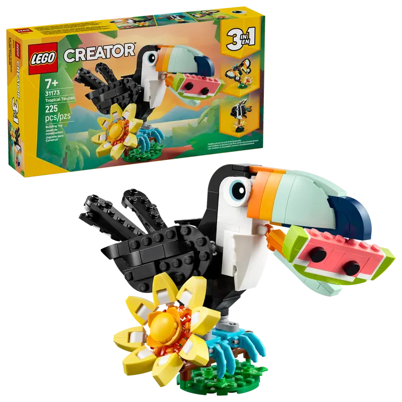 Lego Creator 3-in-1 Wild Animals: Tropical Toucan 31173