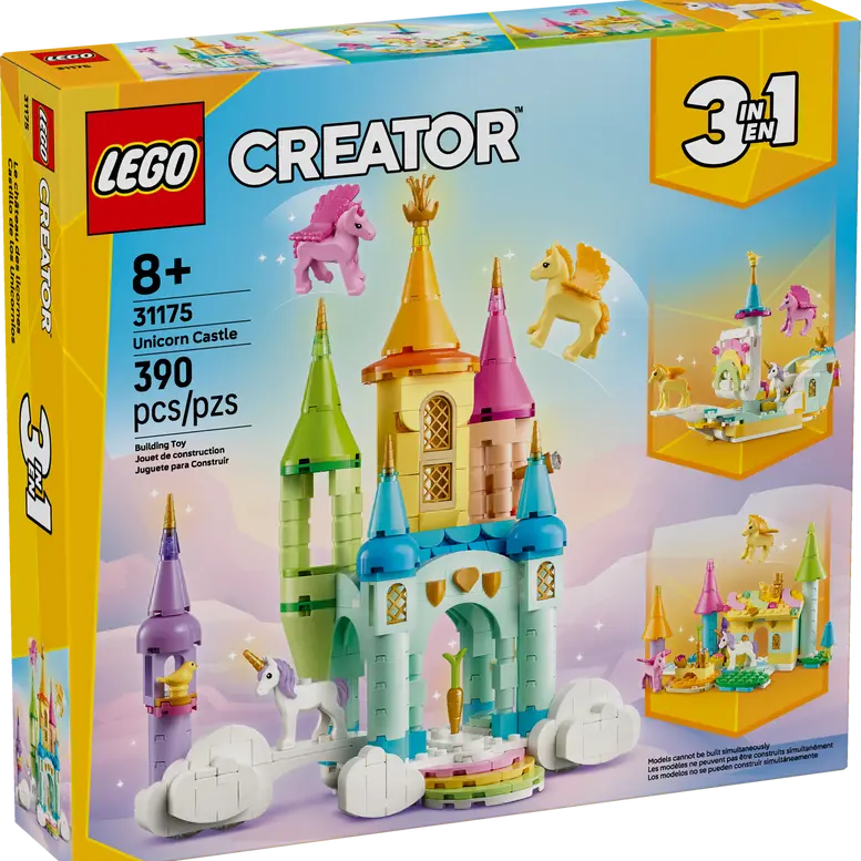 Lego Creator 3-in-1 Unicorn Castle 31175