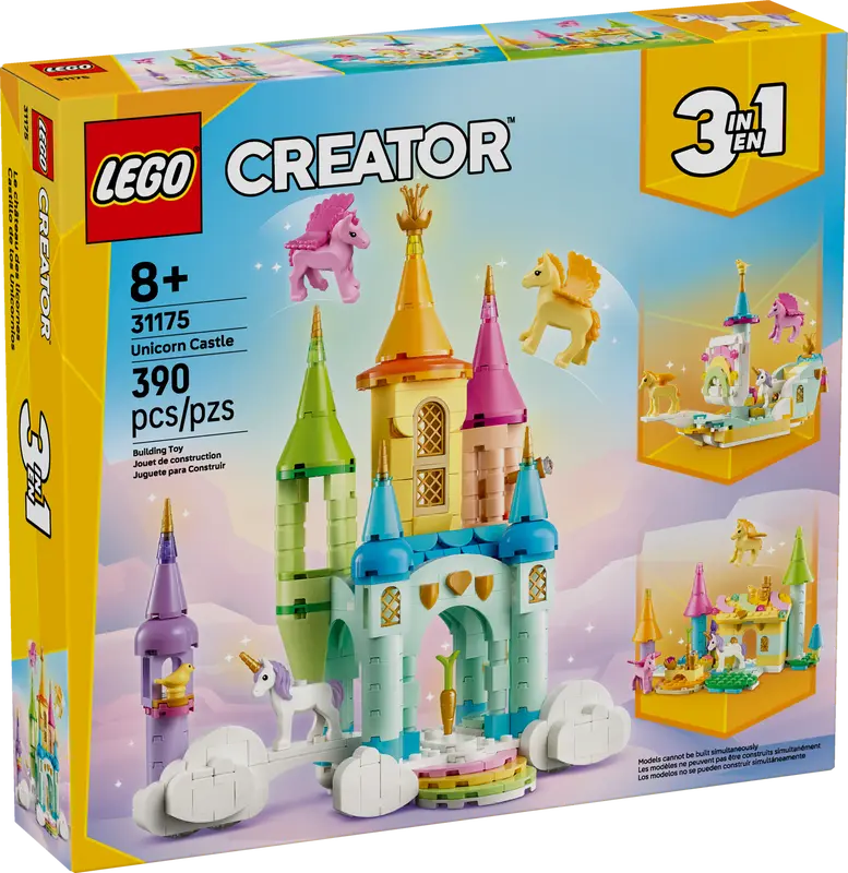 Lego Creator 3-in-1 Unicorn Castle 31175