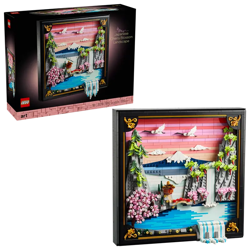 Lego Art Japanese Cherry Blossom Landscape 31218