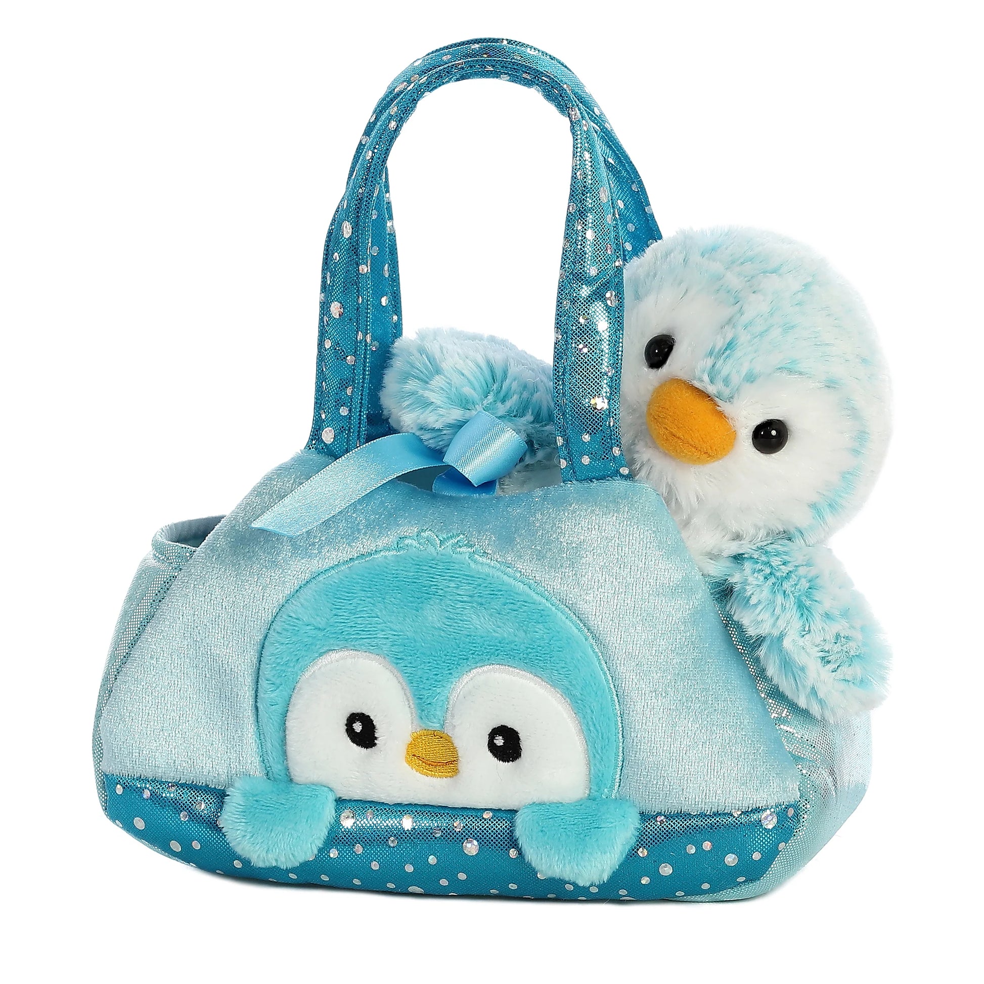 Aurora - Fancy Pals - 7" PomPom Blue Penguin