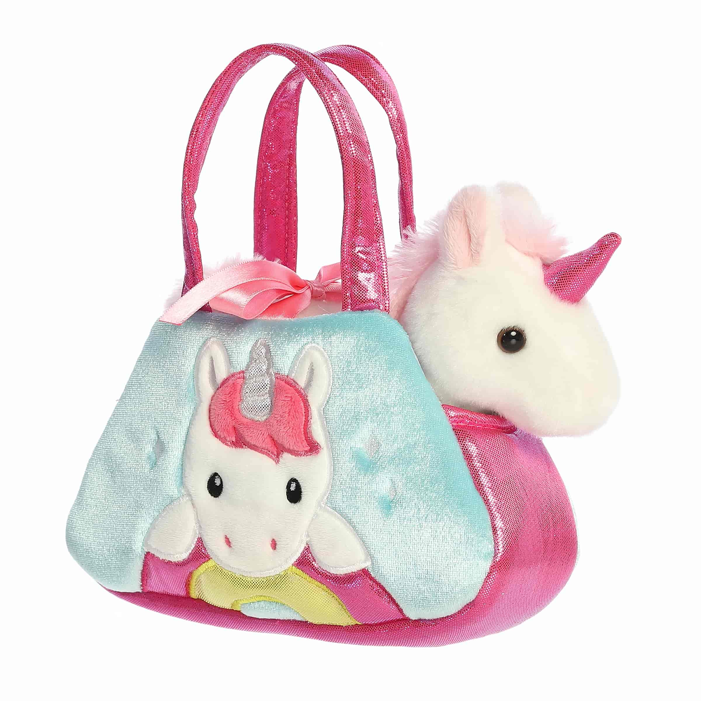 Aurora - Fancy Pals - 7" Peek-A-Boo Unicorn on Rainbow