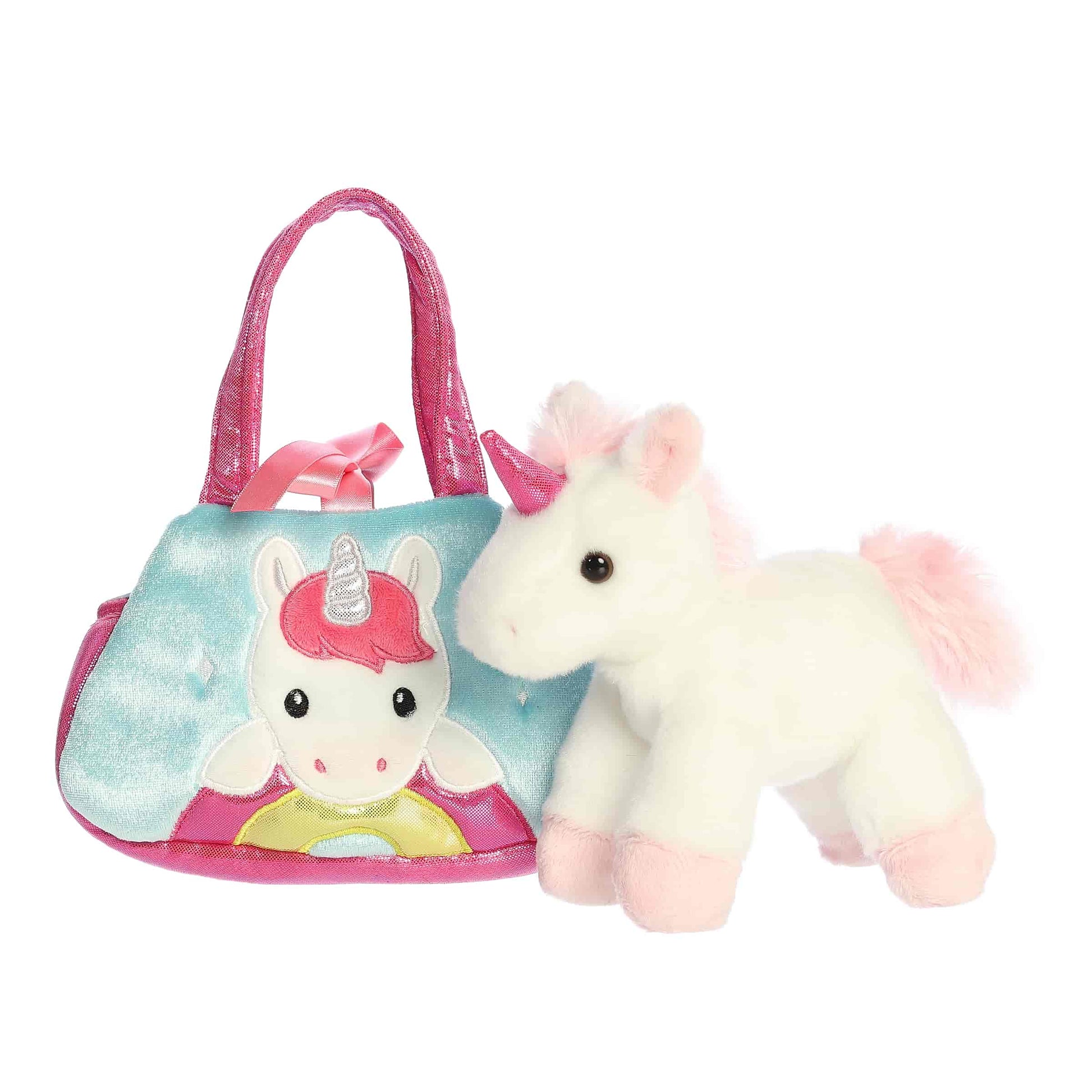 Aurora - Fancy Pals - 7" Peek-A-Boo Unicorn on Rainbow