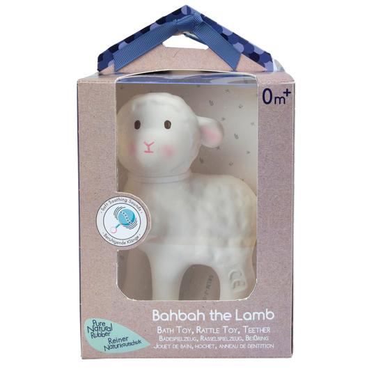 BahBah The Lamb Natural Rubber Toy
