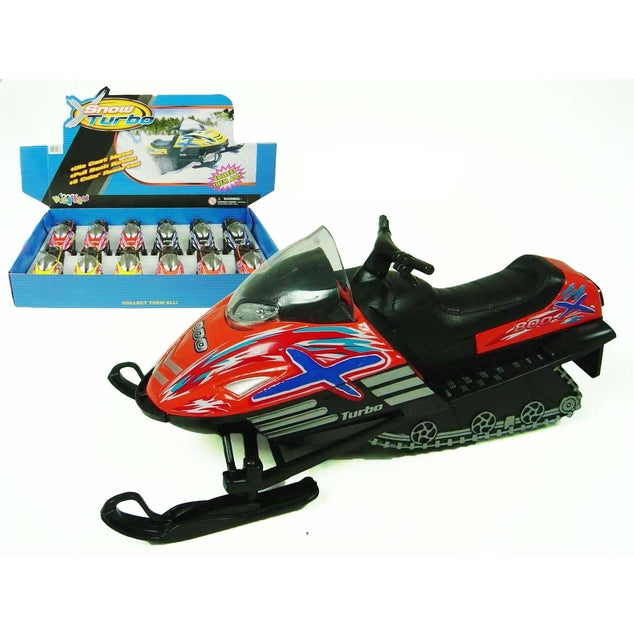 Diecast Snowmobile Turbo - Various Colours