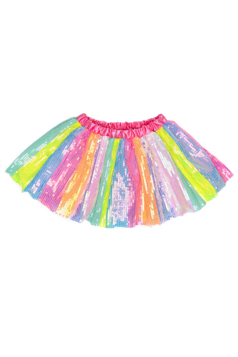 Great Pretenders Stripy Sequins Skirt SZ 4-6