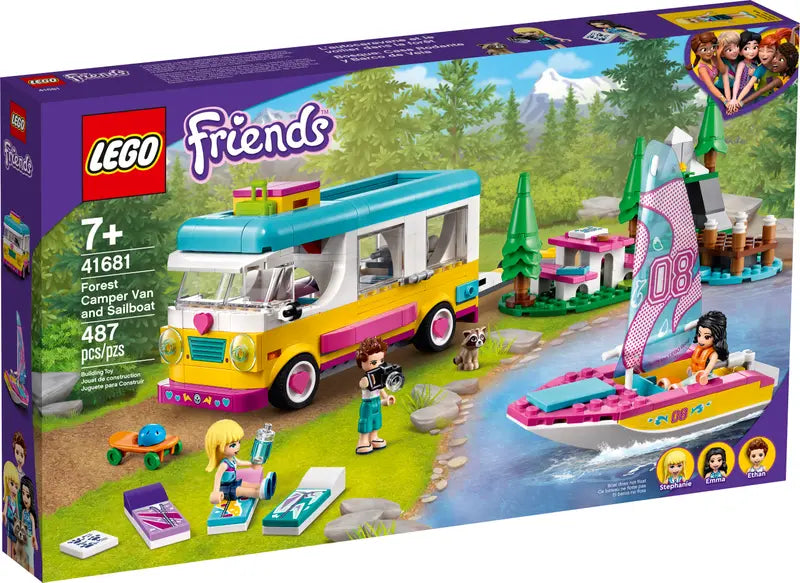 Lego Friends Camper Van and Sailboat 41681