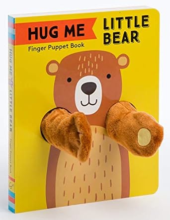 Hug Me Little Bear Finger Puppet Book