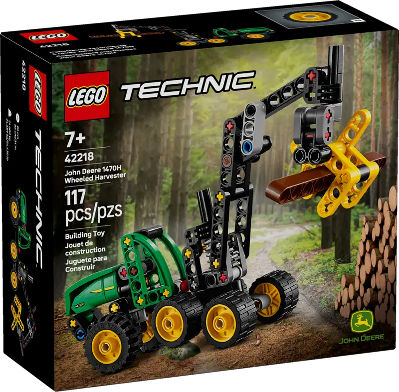 Lego Technic John Deere 1470H Wheeled Harvester 42218