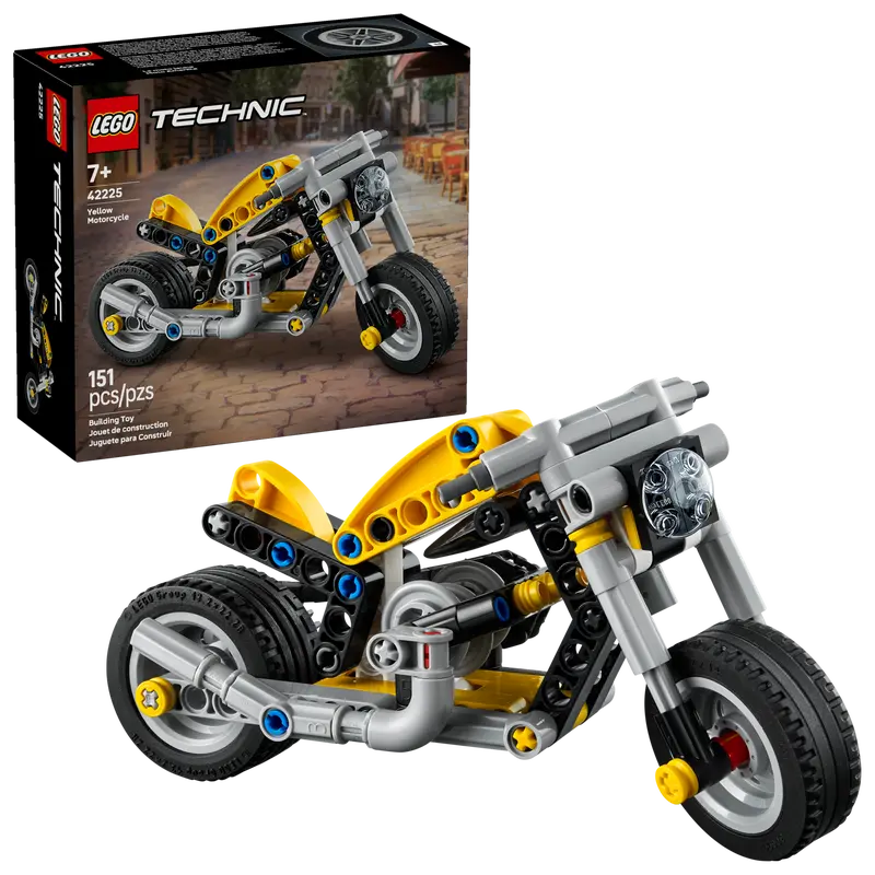 Lego Technic Yelow Motorcycle 42225