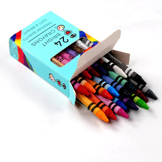 iHeartArt 24 Bright Crayons