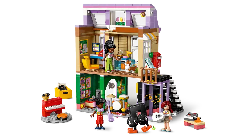 Lego Friends Music Store & Apartment 42653