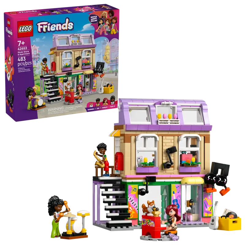 Lego Friends Music Store & Apartment 42653