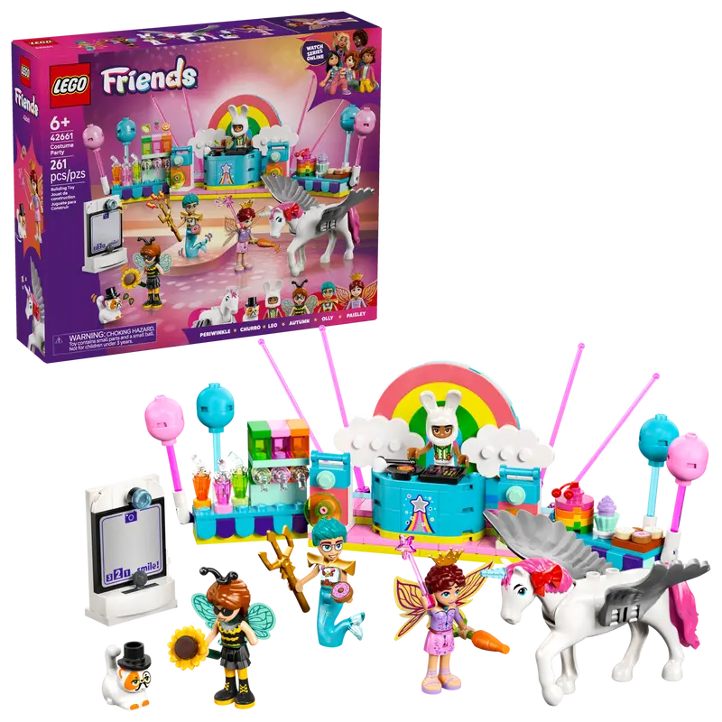 Lego Friends Costume Party with Unicorn & Fairy 42661