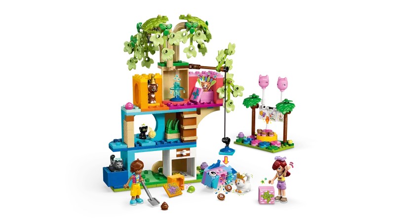 Lego Friends Cat Birthday Party & Tree House 42666