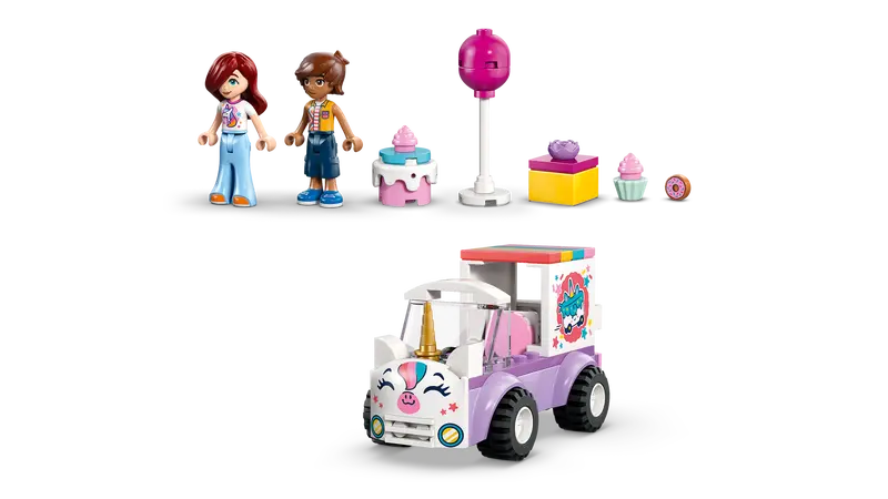 Lego Friends Unicorn Cake Delivery Car 42675