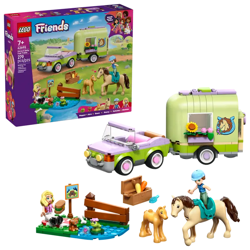 Lego Friends Horse and Baby Trailer 42695