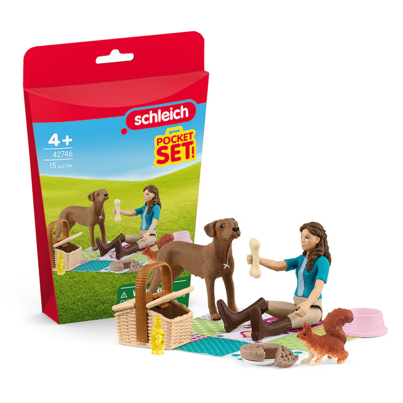 Schleich Horse Club Pocket Set - Picnic Playset with Lisa 42746